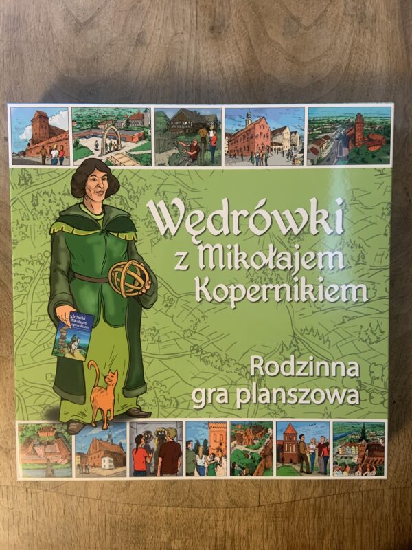 Gra planszowa "Wędrówki z Mikołajem Kopernikiem"