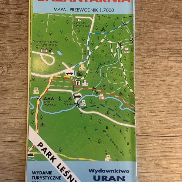 Mapa parku Bażantarnia